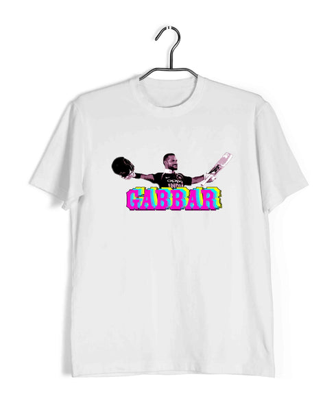 Cricket Gabbar Sports Casual Graphic Printed T-Shirt for Men